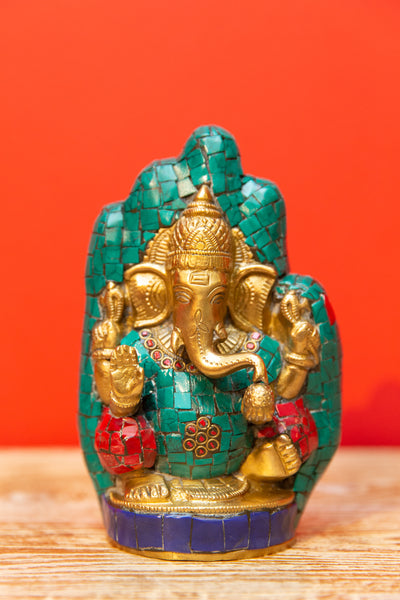 Brass & Tile Ganesha