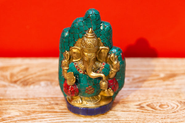 Brass & Tile Ganesha